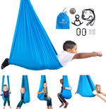 Children swinging in the Harkla Compression Swing