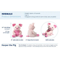 Harper the Pig Weighted Stuffed Animal.