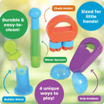 An infographic showing the four tools up-close.