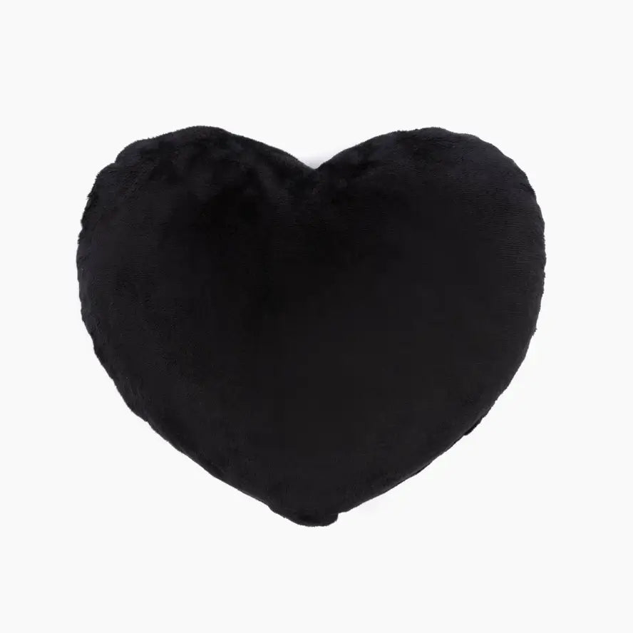 The black Heart to Hug 5 lb Weighted Pillow.