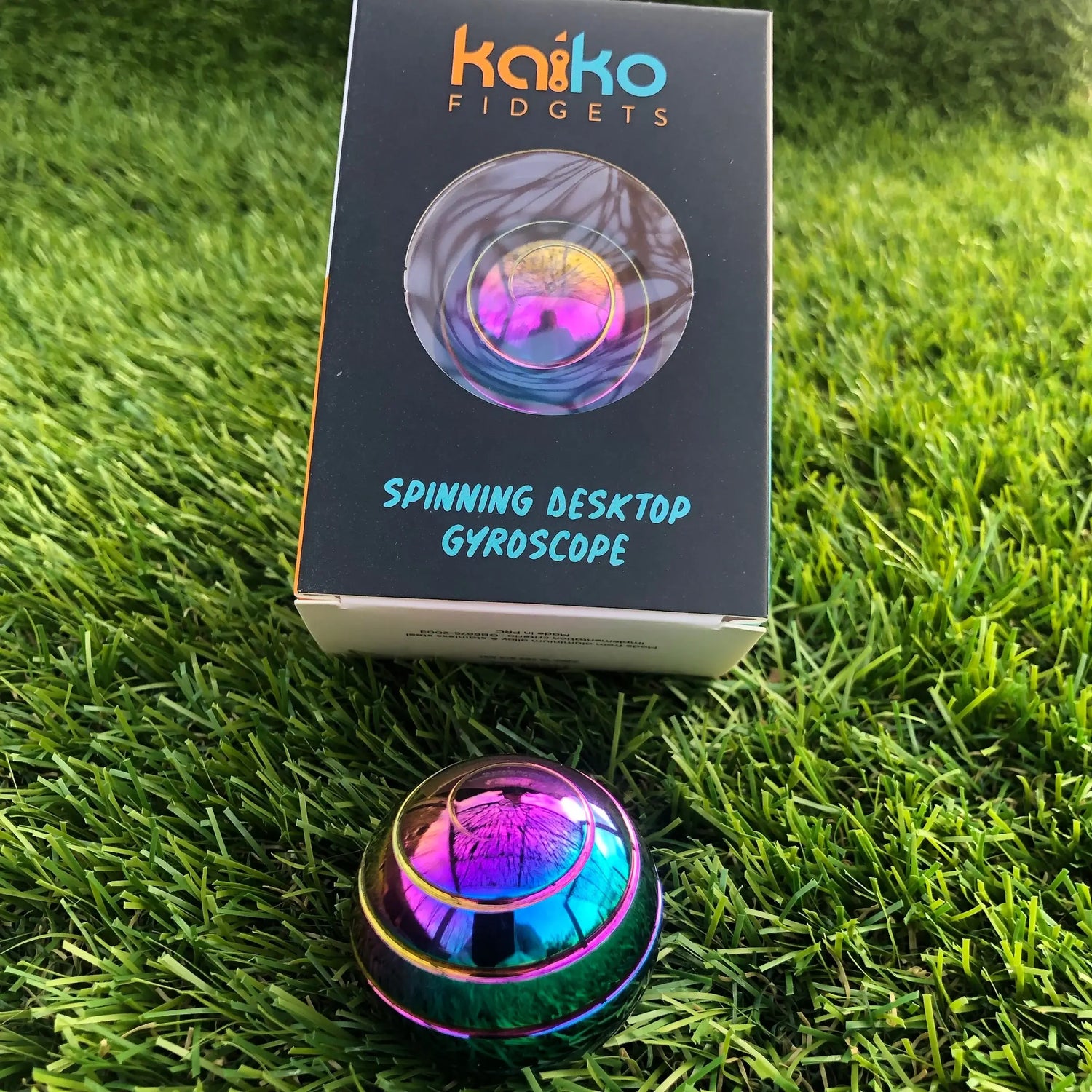 Kaiko Oil Slick Desktop Gyroscope.