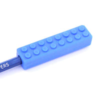 The royal blue Brick Stick Pencil Topper.