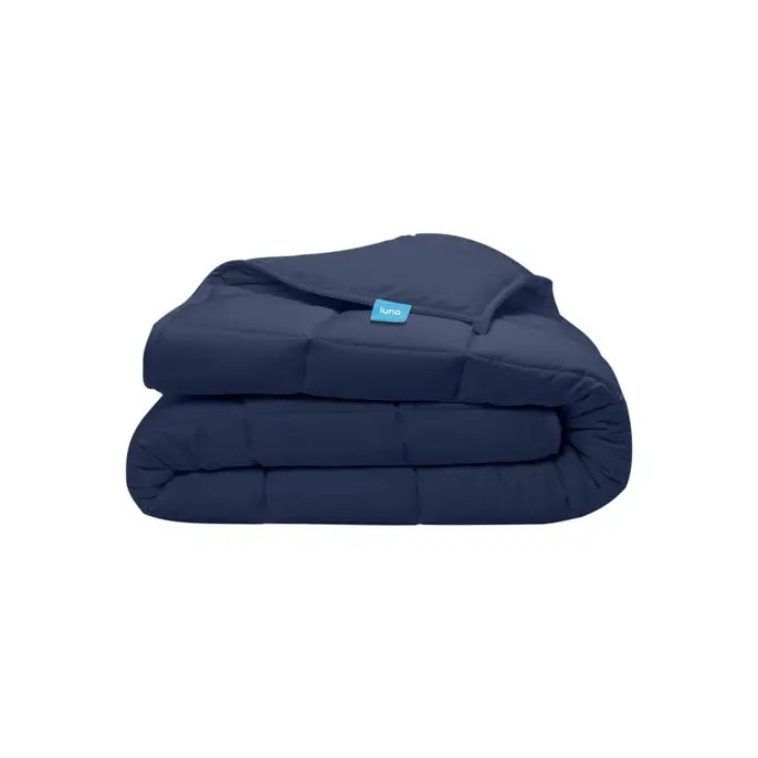 Indigo Luxe Bamboo Weighted Blanket.