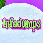 Infodumps 3" Vinyl Sticker.