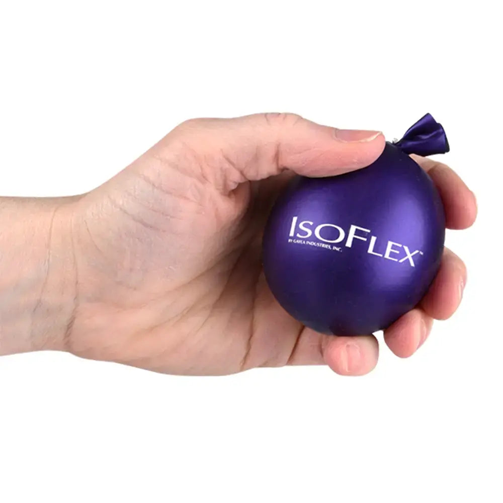 A hand holds the Classic IsoFlex Stress Ball - 2.25".