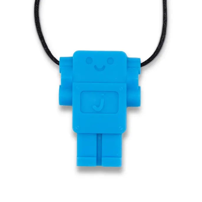 Robot Chewy Pendant in Blue.