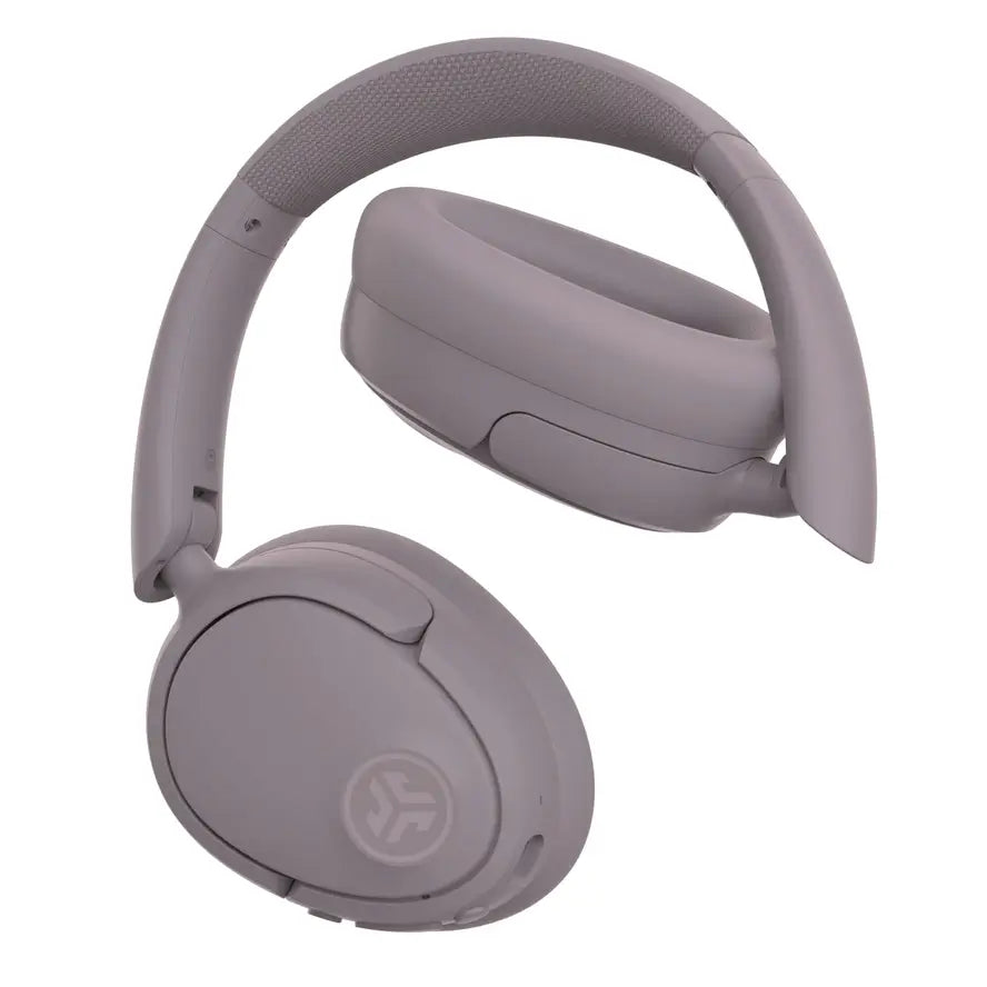 A photo of the Mauve JLAB JBuds Lux Active Noise Cancelling Headphones.