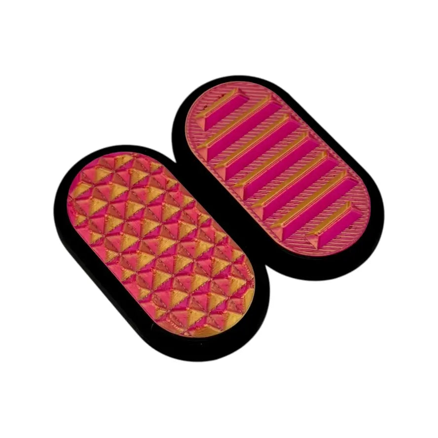 The Sun Set Spiky Dual Color Silent Fidget Slider.