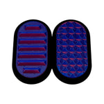 The Blue Raspberry Spiky Dual Color Silent Fidget Slider,