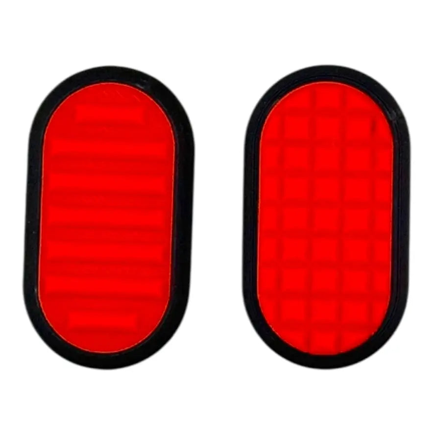 The red Kahn Creations Spiky Dual Color Clicky Fidget Slider.