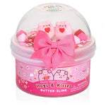 The very pink Hogs & Kisses Butter Signature Dome Slime.