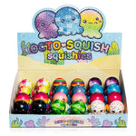 The product display box for Octo-Squish Mini Squishies.