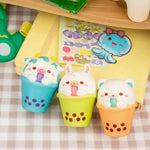 Three different Tapioca Tots Mini Squishies.