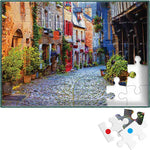 A look at the dot organization system of the Keeping Busy Town in Color Jigsaw Puzzle for Seniors.