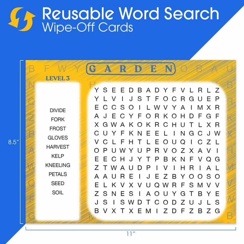 A level 3 Word Search Puzzle for Seniors.