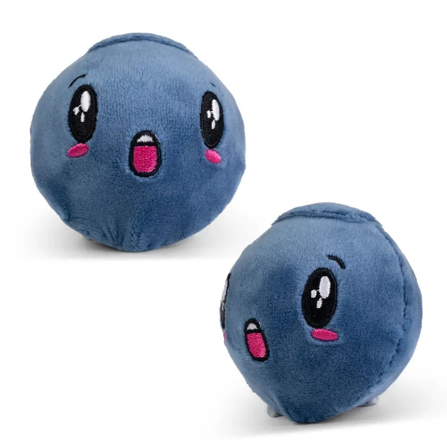 The blueberry Fruit Bouncy Plushies.