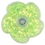 The green Glitter Fidget Spinner.