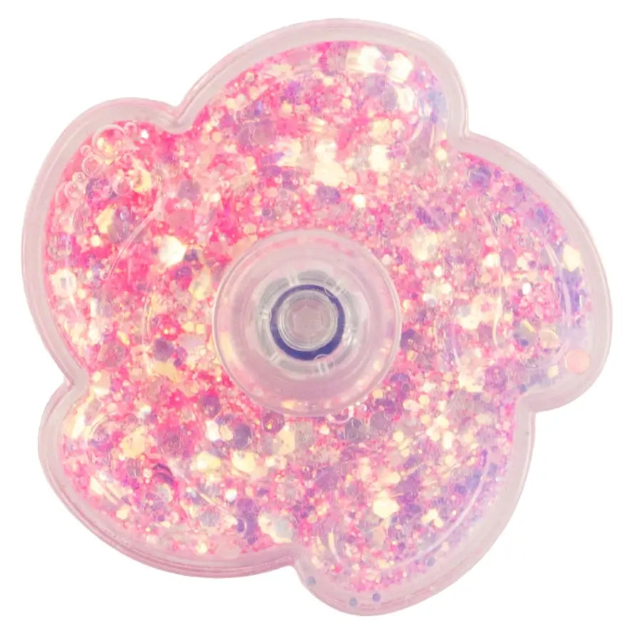 The pink Glitter Fidget Spinner.