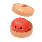 The red  Lucky Bao Mystery Squishy Dumpling.