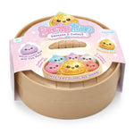 The product package for the  Lucky Bao Mystery Squishy Dumpling.
