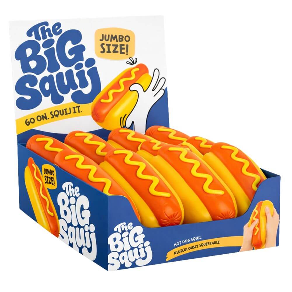 The Big Squij Hot Dog Slow-Rise Squishy Toy