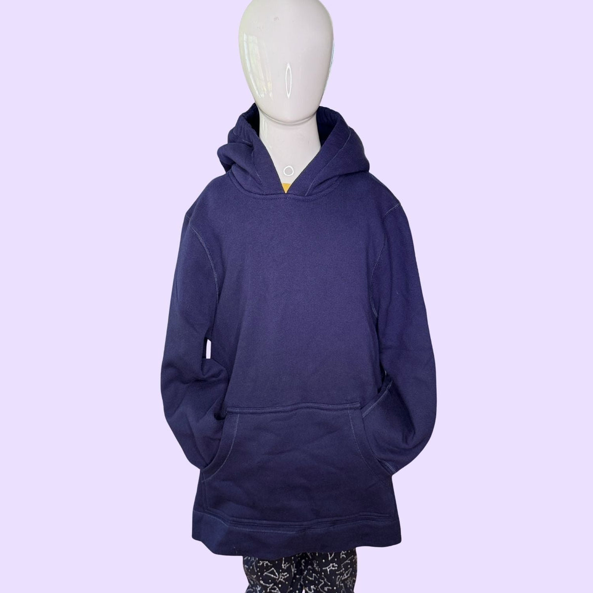 A mannequin wears the Sense-ational You Kids Marble Maze Fidget Hoodie.