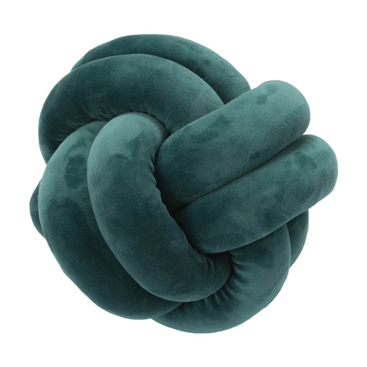 The Dark Green Knotted Plush Sensory Pillow.