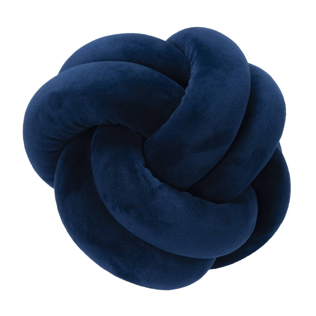 The Navy Knotted Plush Sensory Pillow.