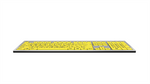 Large Print Keyboard - Black on Yellow Slimline Keyboard - Windows.