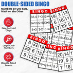 An infographic showing the features of the Large Text Bingo for Seniors.
