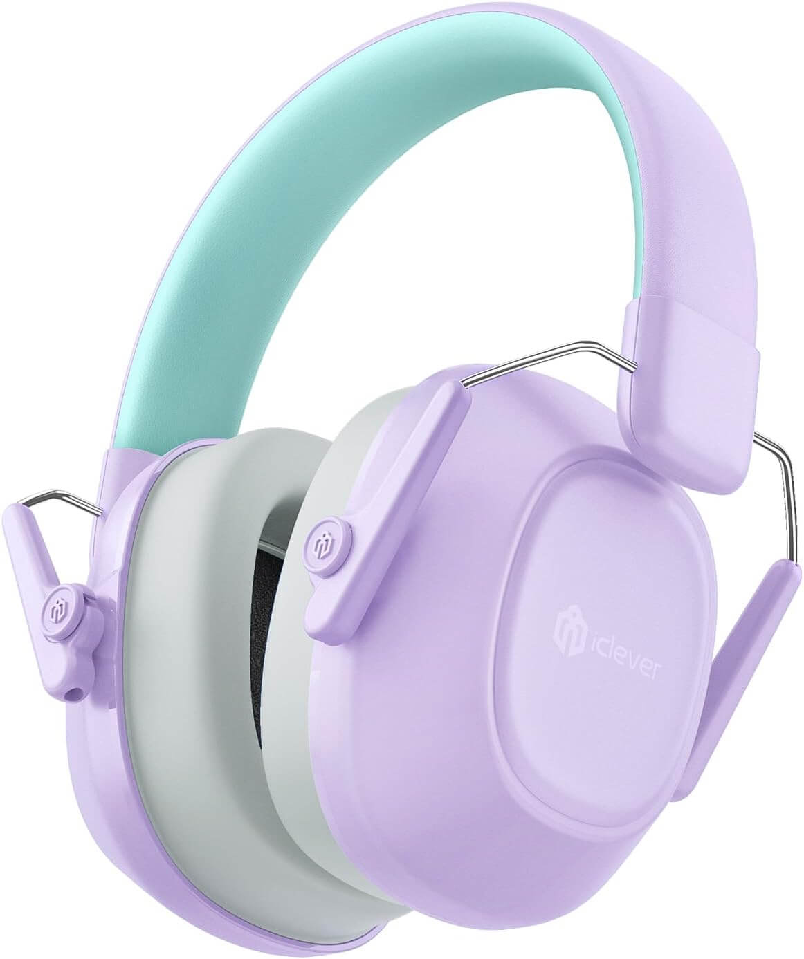 The Lavender iClever Noise Reducing Earmuffs for kids.
