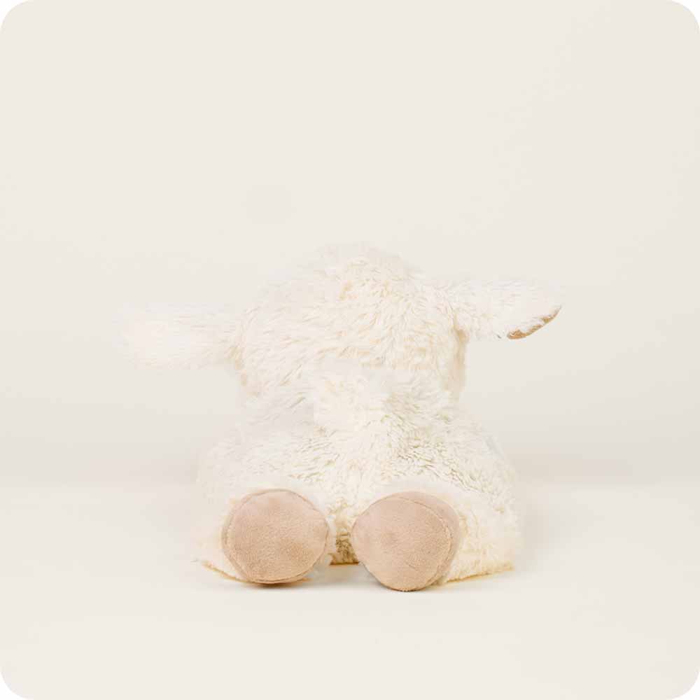 The backside of the Laying Down Sheep Warmies.