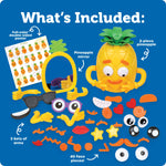An infographic showing what's included in the Big Feelings Pineapple Deluxe Set.