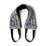 The Black and White Lemon Lavender Hot Stuff Heated Neck Wrap.
