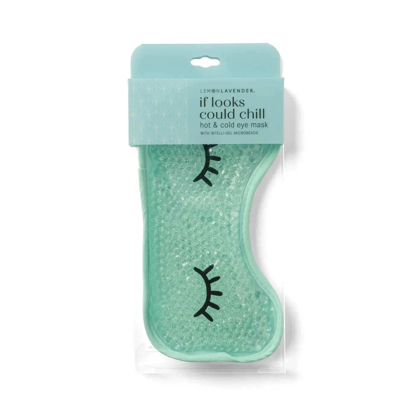 The teal  If Looks Could Chill Hot & Cold Gel Eye Mask.