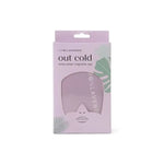 The lavender Out Cold Temp-Smart Migraine Cap product box.