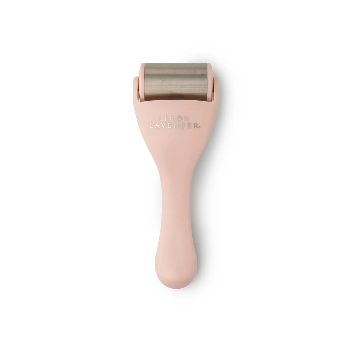 The pink Lemon Lavender Slow Your Roll Freezable Face Roller Massager.