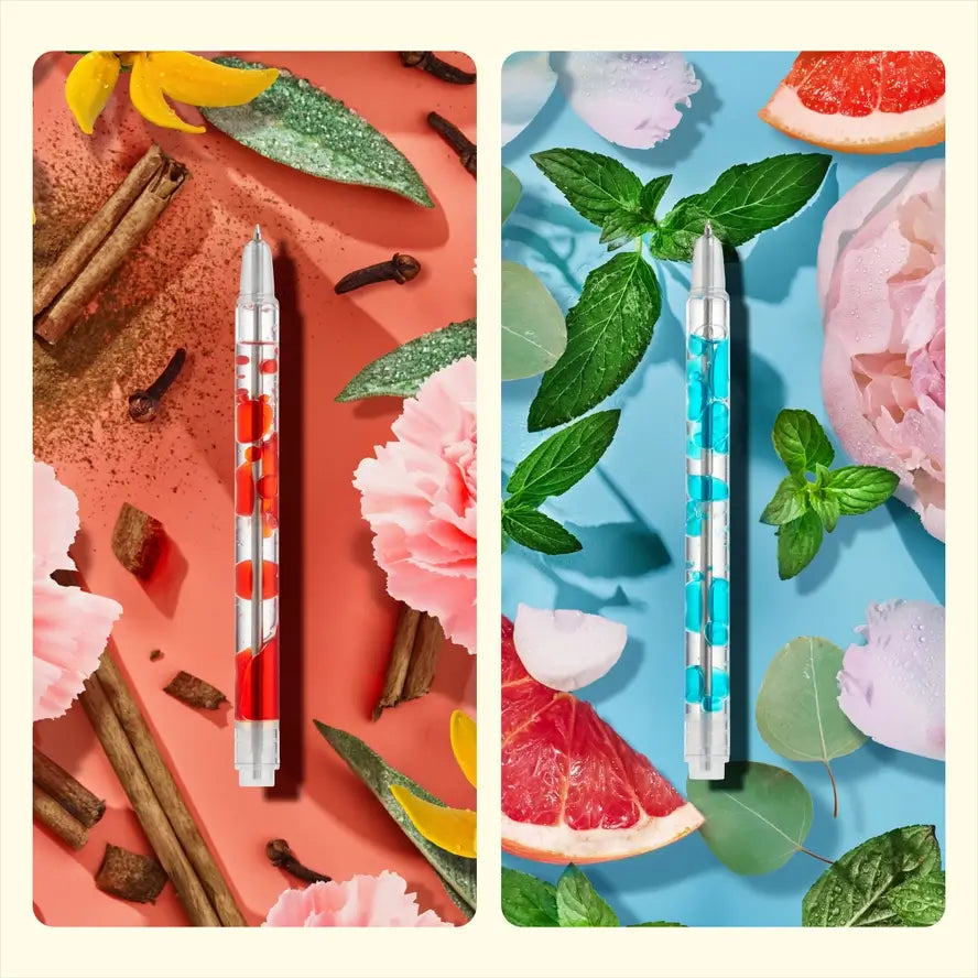 A stylish side-by-side photo of the Spicy and Fresh Scented Lava Pen Set.