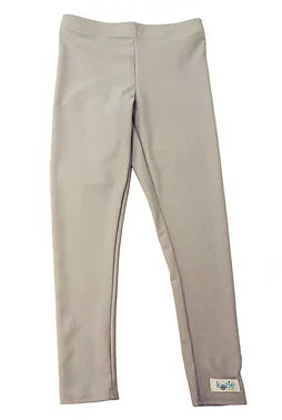 Light Grey Kozie Tagless 4-Way Nylon Compression Pants.