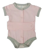 Light Pink Kozie Medical and G-Tube One-Piece Bodysuit - The Susie.