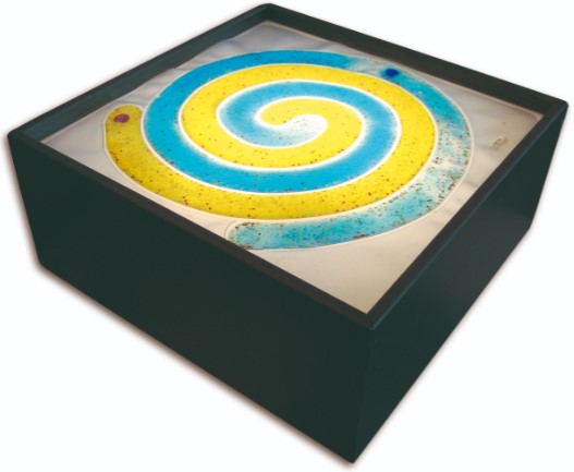 The Light Box with the Spiral Gel Pad on top.