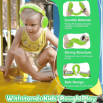 Lime Green Kids Hearing Protection Earmuffs.