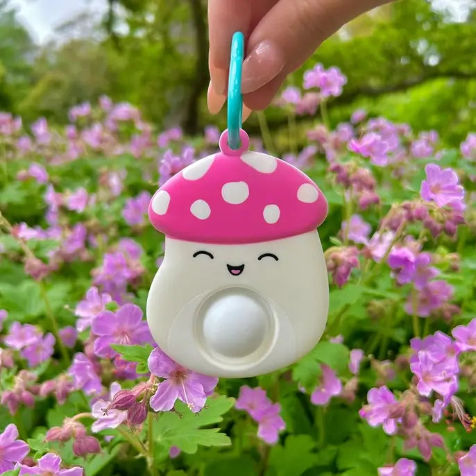 The Squishmalows Mega Pop It Keychain.