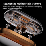 A look at the inside of the Mech Egg Mechanical Fidget Slider.