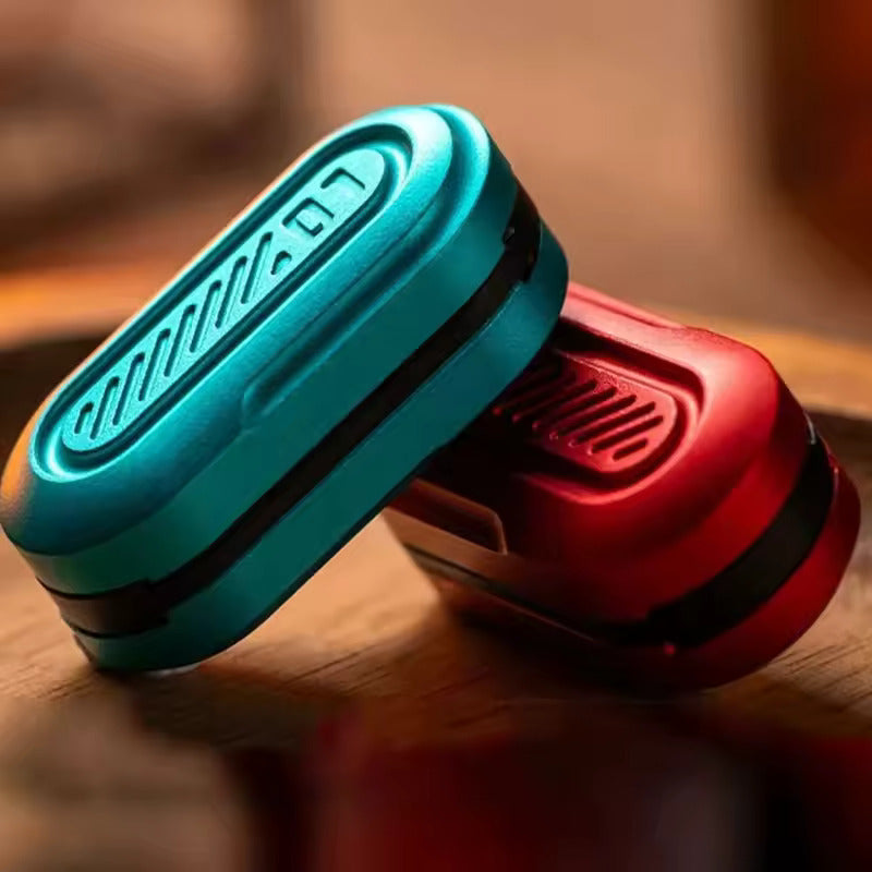 Mini Pod Magnetic Haptic Aluminum Fidget Slider - Blue.