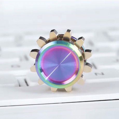 The oil slick Mini Cog Fidget.