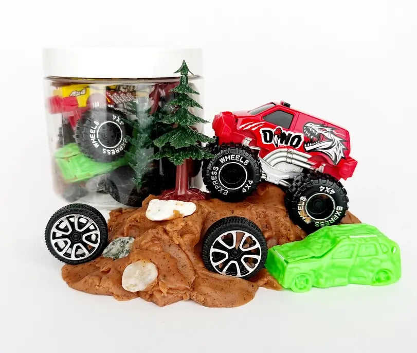 Monster Truck Root Beer Scented KidDough To Go Kit 8 oz