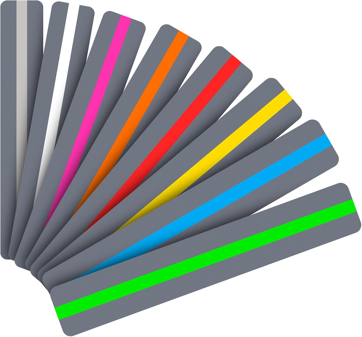 Multicolor Guided Reading Strips for Dyslexia - 1 piece.