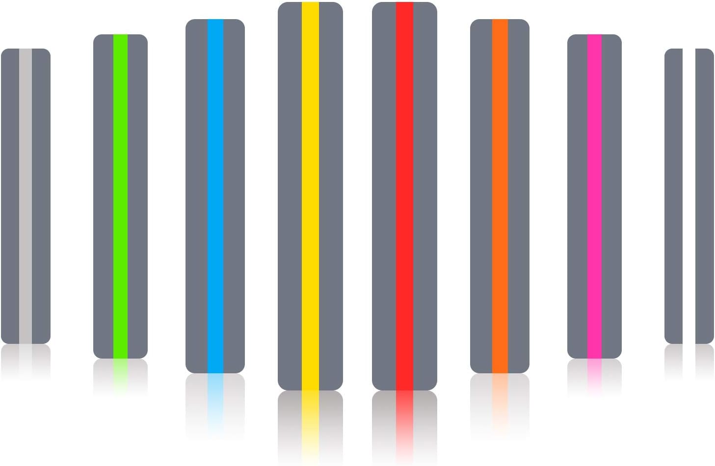 Multicolor Guided Reading Strips for Dyslexia - 1 piece.