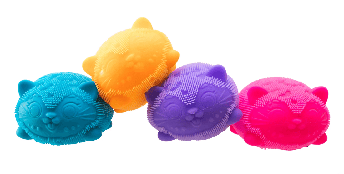 NeeDoh Fuzz Ball Wild Cats Squishy Fidget Toy Green main image 0